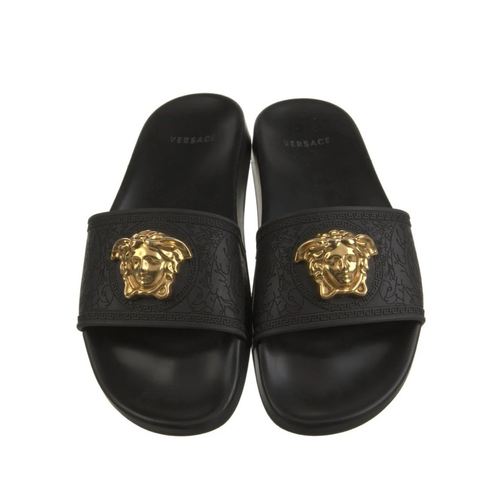 Versace Medusa Insignia Rubber Slides